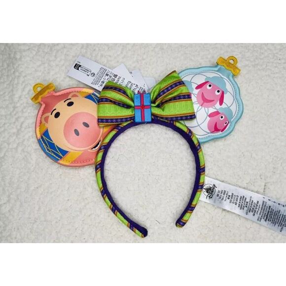 Disney Parks Ears Enchanted Tiki Room & Toy Story Holiday Headband Bundle Set 2 - Picture 5 of 8